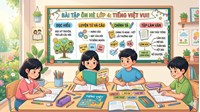Bài tập ôn hè môn Tiếng Việt lớp 4 chọn lọc mới và hay nhất
