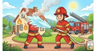 Tả chú lính cứu hỏa chọn lọc hay nhất Tập làm văn lớp 5