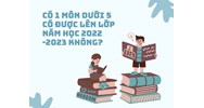 Có 1 môn dưới 5 có được lên lớp hay không?