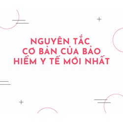 Nguyên tắc cơ bản của bảo hiểm y tế theo quy định mới nhất