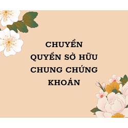 Chuyển quyền sở hữu chứng khoán được quy định ra sao?