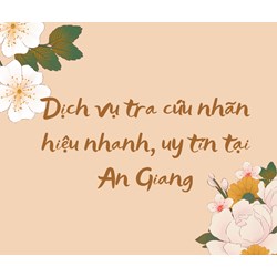 Dịch vụ tra cứu nhãn hiệu nhanh, uy tín tại An Giang