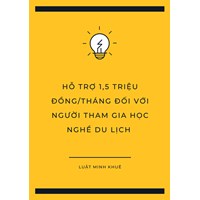 Hỗ trợ 1,5 triệu đồng/tháng đối với người tham gia học nghề du lịch