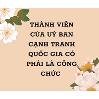 Thành viên của Ủy ban Cạnh tranh Quốc gia có phải là công chức?