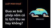 Tham gia đua xe trái phép có bị tịch thu xe hay không?