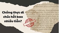 Chứng thực tính hợp lệ di chúc hết bao nhiêu tiền?