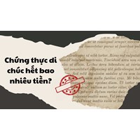 Chứng thực tính hợp lệ di chúc hết bao nhiêu tiền?