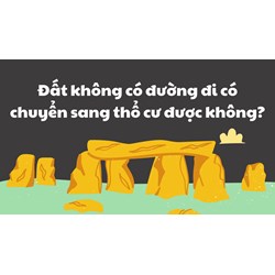 Đất không có đường đi có chuyển sang thổ cư được không?
