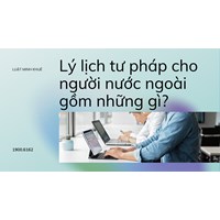 Lý lịch tư pháp cho người nước ngoài gồm những gì?