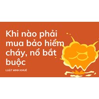 Khi nào phải mua bảo hiểm cháy, nổ bắt buộc ?