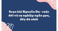 Soạn bài Nguyễn Du - cuộc đời và sự nghiệp ngắn gọn, đầy đủ nhất