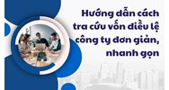 Hướng dẫn cách tra cứu vốn điều lệ công ty đơn giản, nhanh gọn
