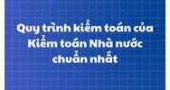 Quy trình kiểm toán của Kiểm toán Nhà nước chuẩn nhất