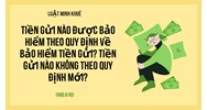 Tiền gửi nào được bảo hiểm theo quy định về bảo hiểm tiền gửi? Tiền gửi nào không theo quy định mới?