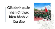 Giả danh quân nhân đi thực hiện hành vi lừa đảo bị xử lý thế nào?