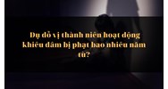 Dụ dỗ vị thành niên hoạt động khiêu dâm bị phạt bao nhiêu năm tù?