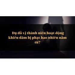 Dụ dỗ vị thành niên hoạt động khiêu dâm bị phạt bao nhiêu năm tù?