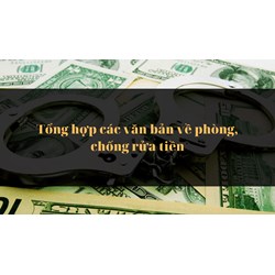 Tổng hợp các văn bản về phòng, chống rửa tiền