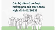 Cán bộ dân số có được hưởng phụ cấp 100% theo Nghị định 05 mới?