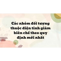 Các nhóm đối tượng thuộc diện tinh giảm biên chế mới nhất