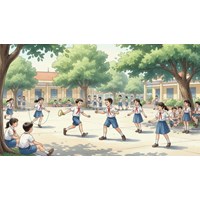 Tả quang cảnh sân trường em trong giờ ra chơi chọn lọc hay nhất