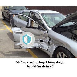 Những trường hợp không được bảo hiểm thân vỏ