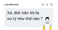 Xé, đốt tiền thì bị xử lý như thế nào ?