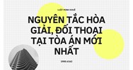 Nguyên tắc hòa giải, đối thoại tại Tòa án mới nhất