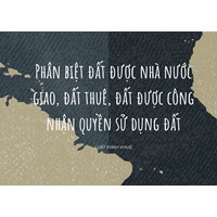 Phân biệt đất được nhà nước giao, đất thuê, đất được công nhận quyền sử dụng đất
