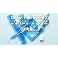 Đề thi cuối học kì 2 môn Toán lớp 5: TOP 5 đề chọn lọc