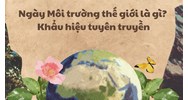 Ngày Môi trường thế giới là gì? Khẩu hiệu tuyên truyền ngày 5/6
