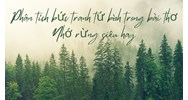 Phân tích bức tranh tứ bình trong bài thơ Nhớ rừng siêu hay