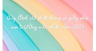 Quy định xử phạt không có giấy phép môi trường mới nhất