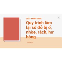 Quy trình làm lại sổ đỏ bị ố, nhòe, rách, hư hỏng