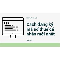 Cách đăng ký mã số thuế cá nhân mới nhất
