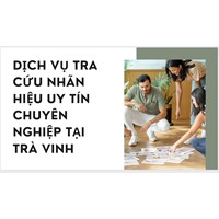 Dịch vụ tra cứu nhãn hiệu uy tín chuyên nghiệp tại Trà Vinh