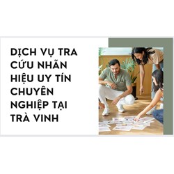Dịch vụ tra cứu nhãn hiệu uy tín chuyên nghiệp tại Trà Vinh