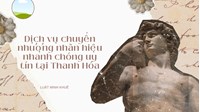 Dịch vụ chuyển nhượng nhãn hiệu nhanh chóng uy tín tại Thanh Hóa