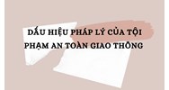 Dấu hiệu pháp lý của tội phạm an toàn giao thông
