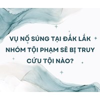Vụ nổ súng tại Đắk Lắk nhóm tội phạm sẽ bị truy cứu tội nào?