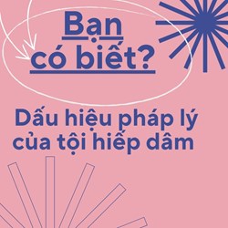 Dấu hiệu pháp lý của tội hiếp dâm