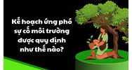 Kế hoạch ứng phó sự cố môi trường được quy định như thế nào?