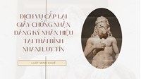 Dịch vụ cấp lại giấy chứng nhận đăng ký nhãn hiệu tại Thái Bình nhanh, uy tín