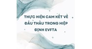 Thực hiện cam kết về đấu thầu trong Hiệp định EVFTA