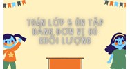 Toán lớp 5 trang 23, 24: Ôn tập Bảng đơn vị đo khối lượng có đáp án chi tiết