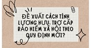 Đề xuất cách tính lương hưu, trợ cấp bảo hiểm xã hội theo quy định mới?