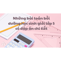 Những bài toán bồi dưỡng học sinh giỏi lớp 5 có đáp án chi tiết