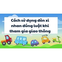 Cách sử dụng đèn xi nhan đúng luật khi tham gia giao thông?
