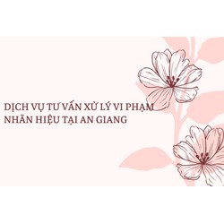 Dịch vụ tư vấn xử lý vi phạm nhãn hiệu tại An Giang