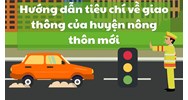 Hướng dẫn tiêu chí về giao thông của huyện nông thôn mới